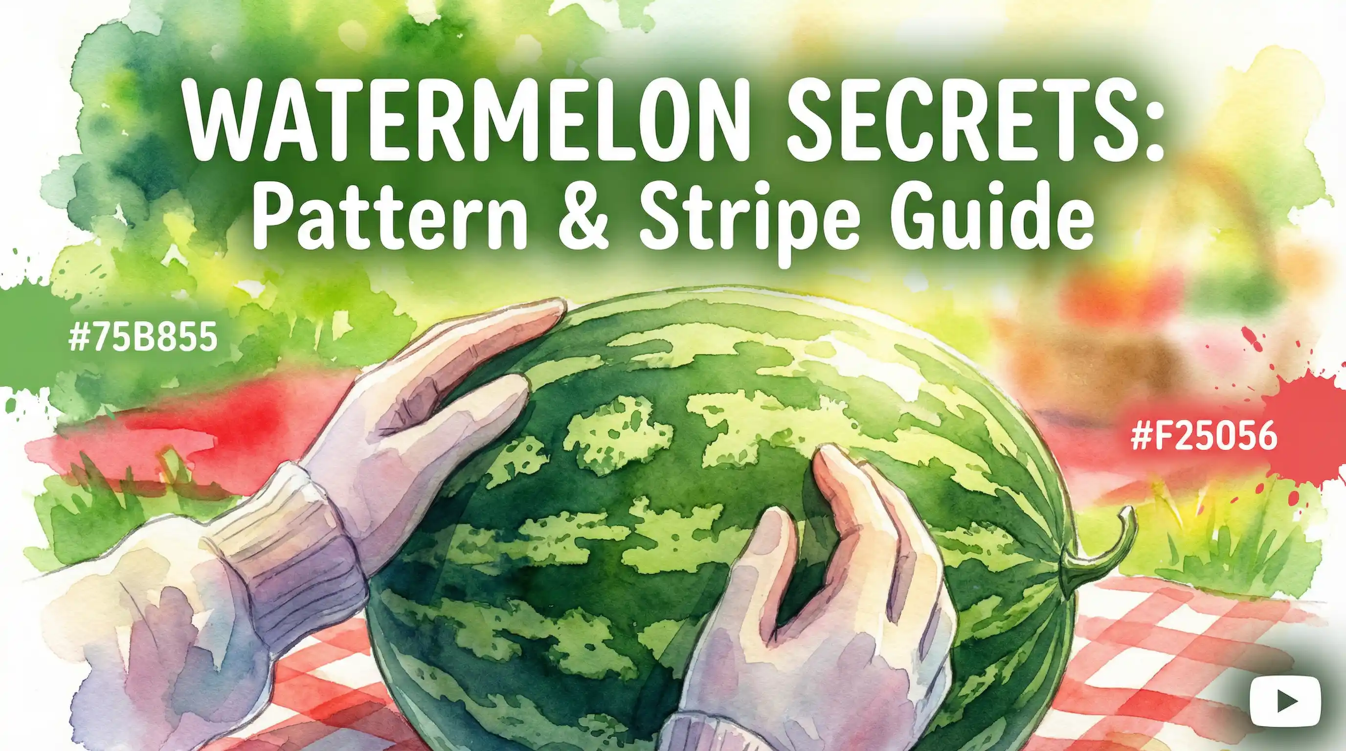 西瓜纹路解读教学视频 - 51吃瓜